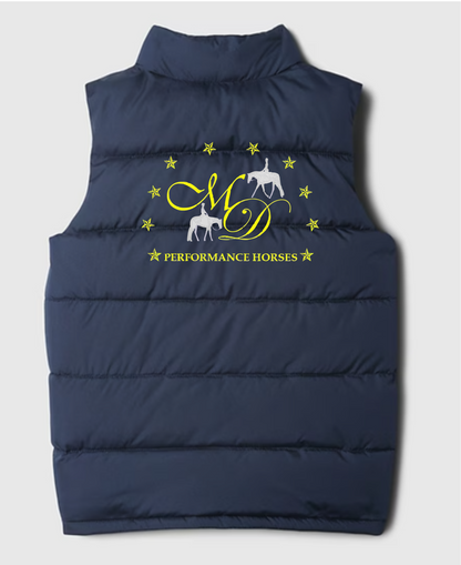 MD Performance Horses YOUTH Puff Vest