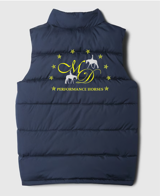 MD Performance Horses YOUTH Puff Vest