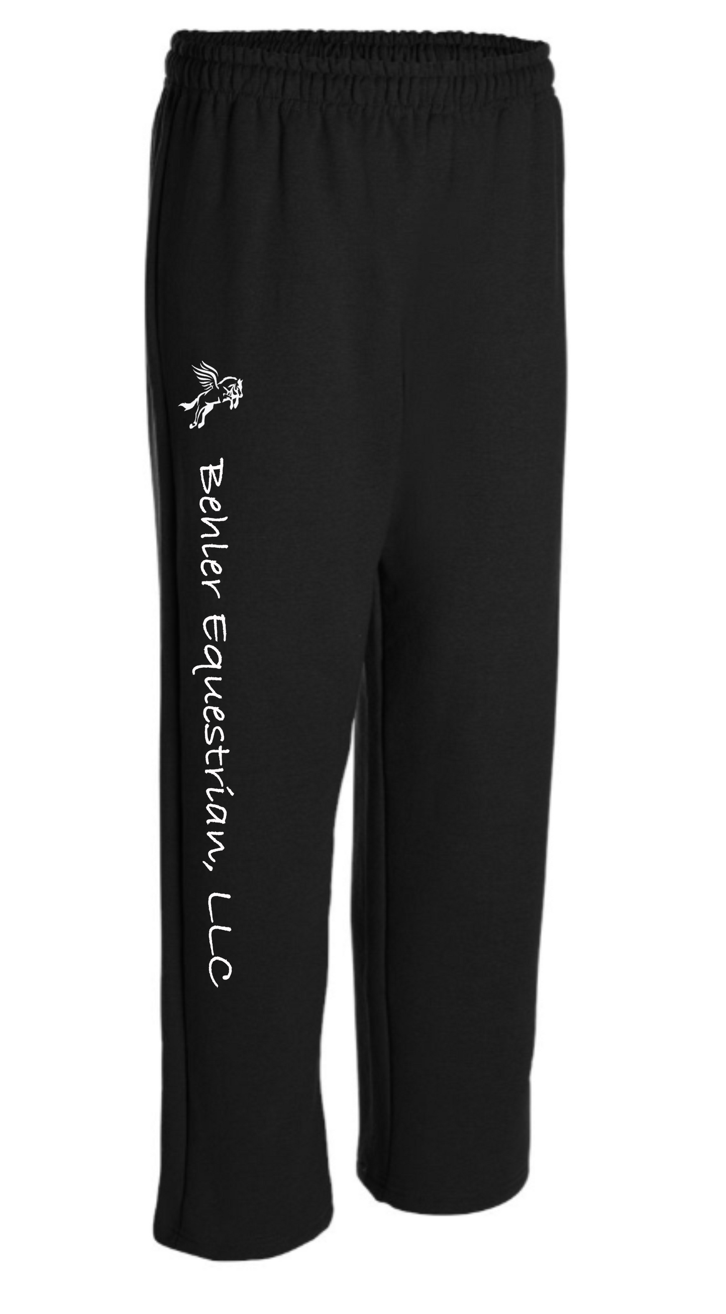 Behler Equestrian, LLC Unisex Open Bottom Sweatpants