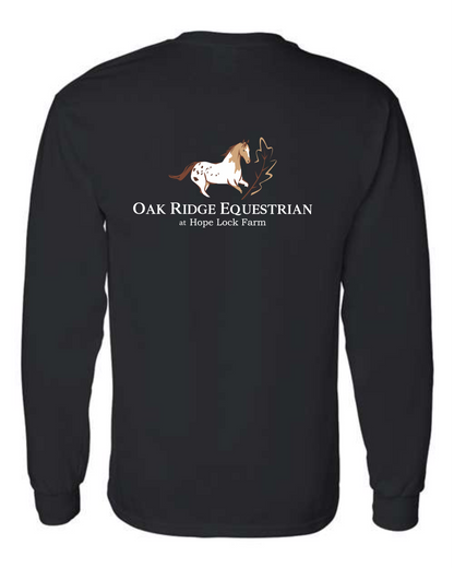 Oak Ridge Equestrian at Hope Lock Farm Unisex Printed Long Sleeve Tee