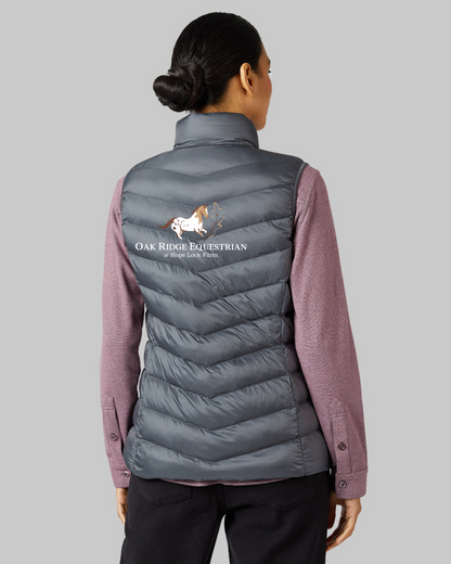 Oak Ridge Equestrian at Hope Lock Farm Ladies Embroidered Puff Vest