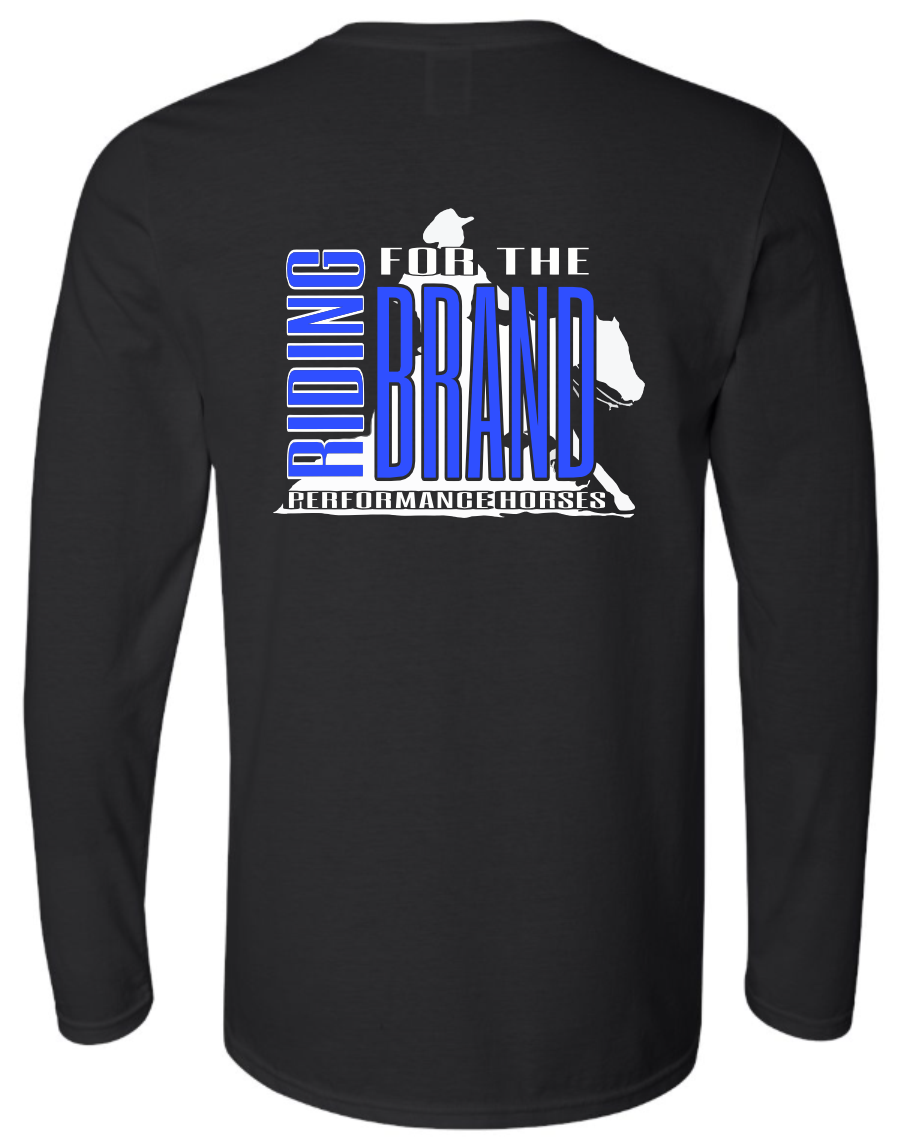 Riding for the Brand Unisex Printed Long Sleeve Tee
