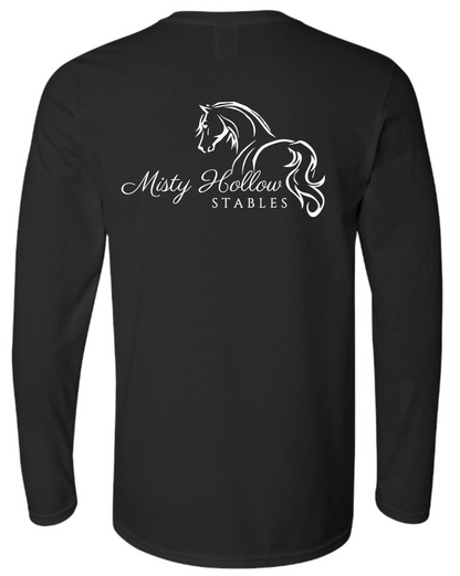 Misty Hollow Stables Unisex Printed Long Sleeve Tee