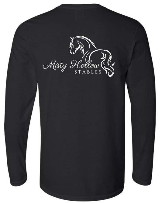 Misty Hollow Stables Unisex Printed Long Sleeve Tee