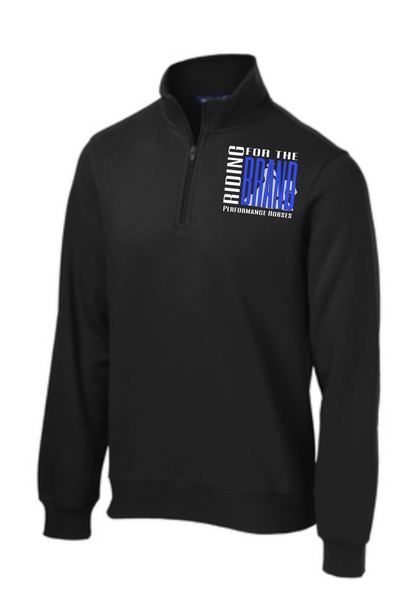 Riding for the Brand Cadet Collar Quarter Zip Sweatshirt