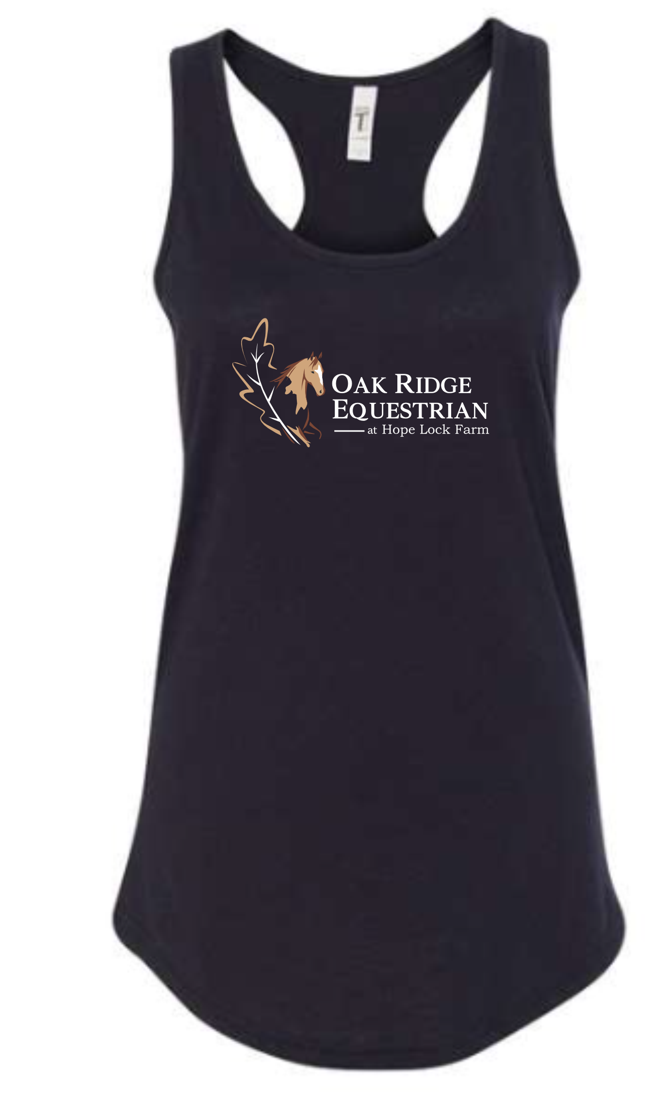 Oak Ridge Equestrian at Hope Lock Farm Ladies Racerback Tank