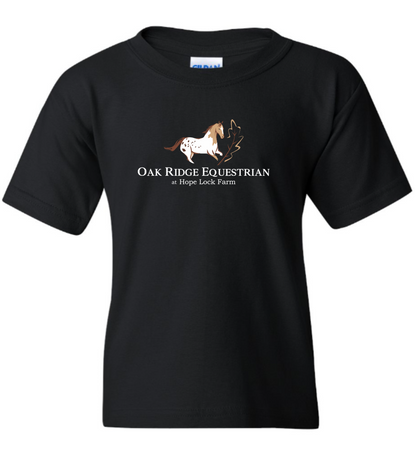 Oak Ridge Equestrian at Hope Lock Farm Printed YOUTH Tee
