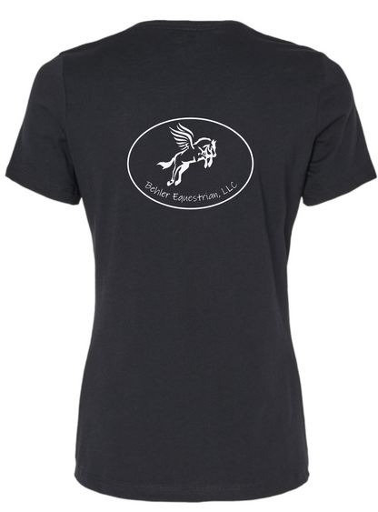 Behler Equestrian, LLC Printed V Neck Tee
