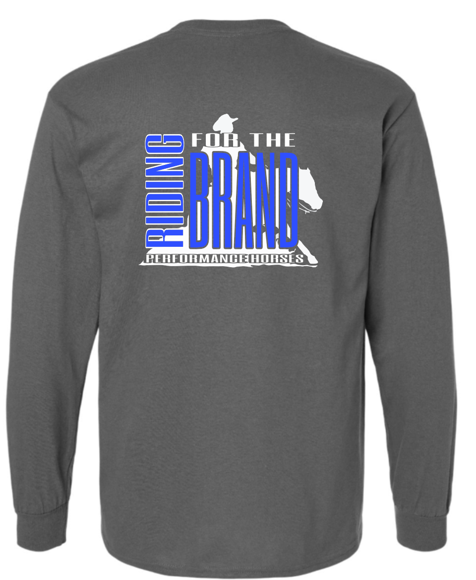 Riding for the Brand Unisex Printed Long Sleeve Tee