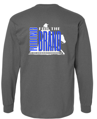 Riding for the Brand Unisex Printed Long Sleeve Tee