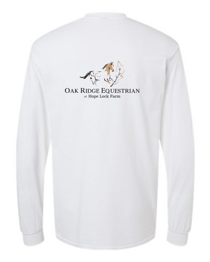 Oak Ridge Equestrian at Hope Lock Farm Unisex Printed Long Sleeve Tee