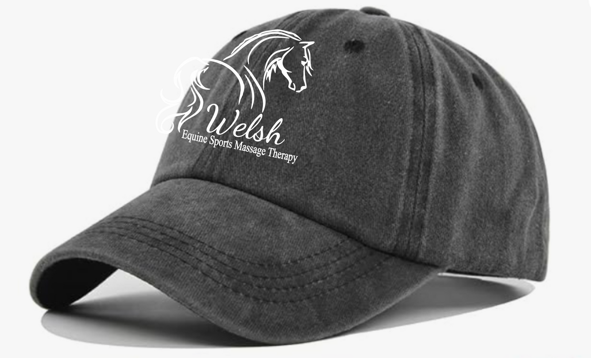 Welsh's Equine Massage Therapy Embroidered Relaxed Twill Dad Hat