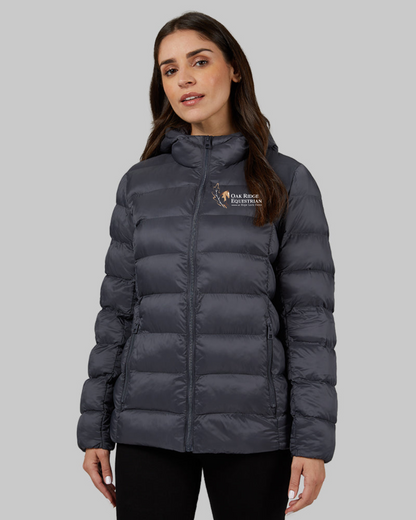 Oak Ridge Equestrian at Hope Lock Farm Women's Lightweight Poly-Fill Packable Hooded Jacket