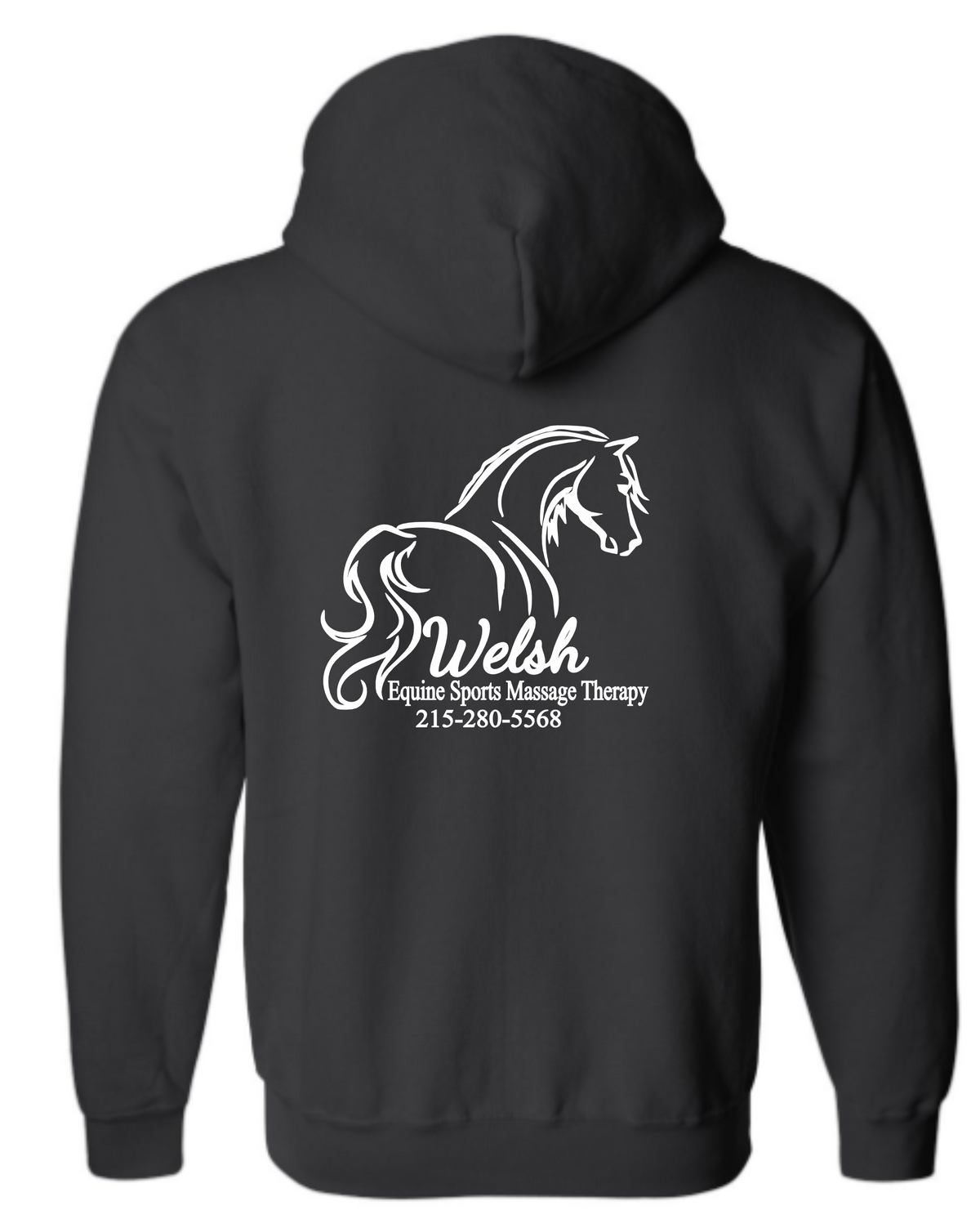 Welsh's Equine Sports Massage Zip Up Hoodie
