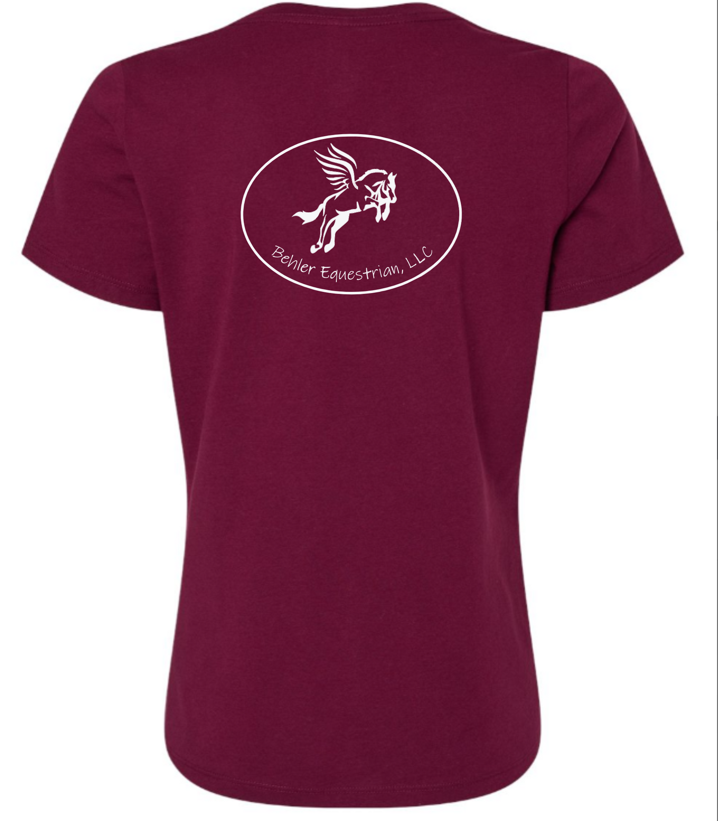 Behler Equestrian, LLC Printed V Neck Tee