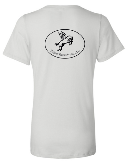 Behler Equestrian, LLC Printed V Neck Tee