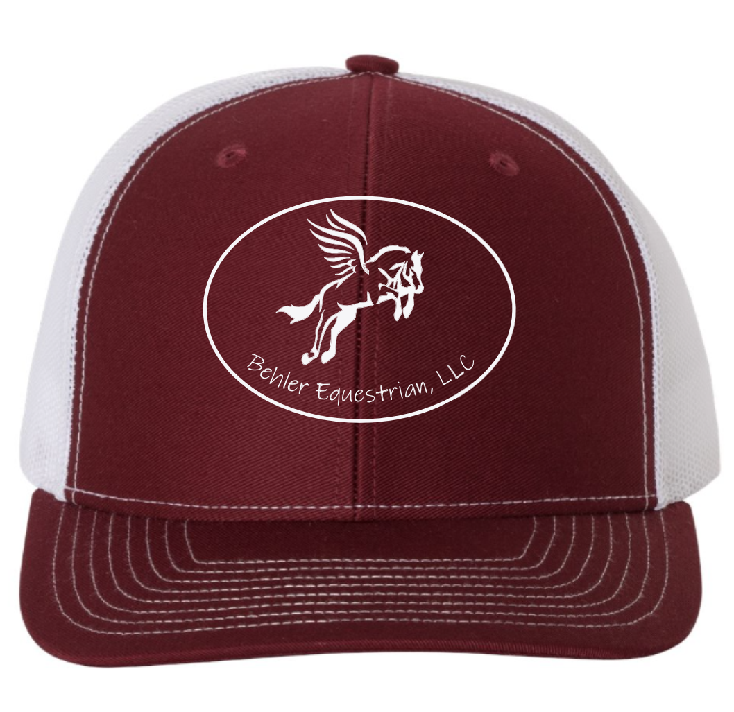Behler Equestrian, LLC Richardson Trucker Cap Embroidered Center Logo