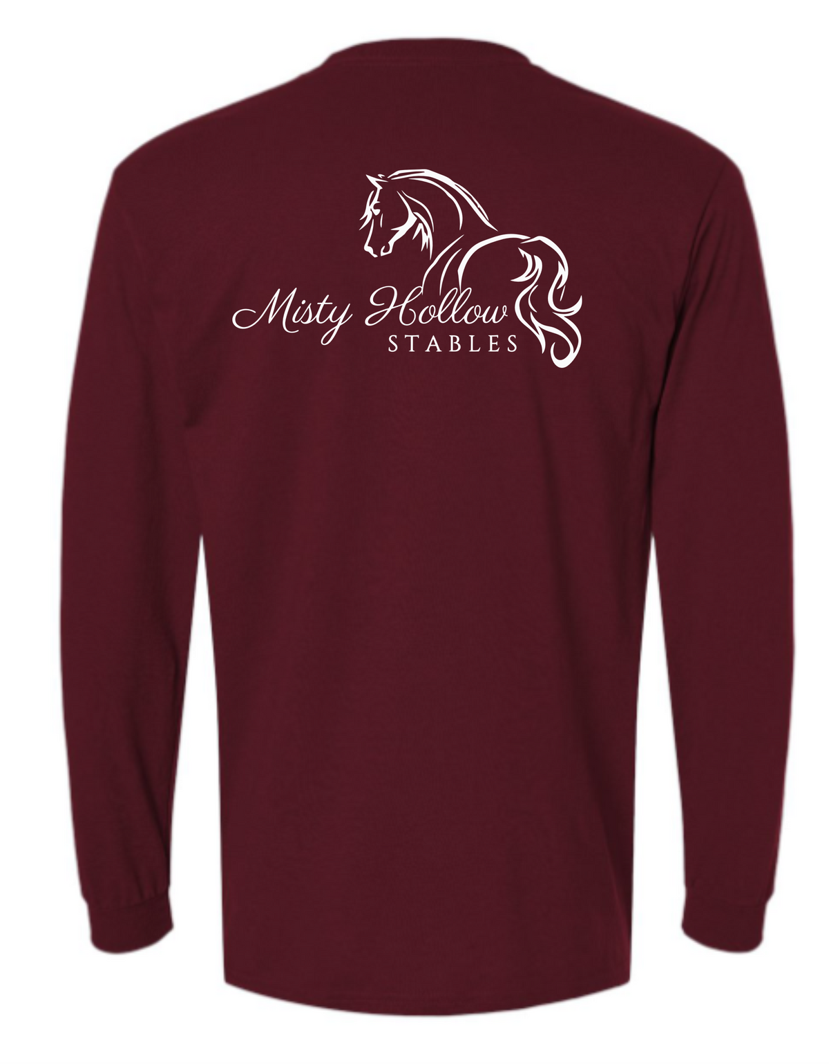 Misty Hollow Stables Unisex Printed Long Sleeve Tee