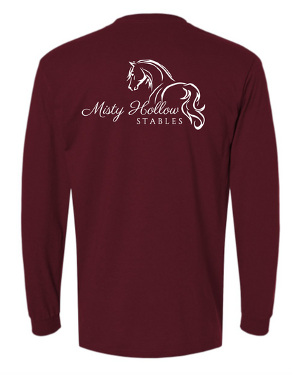 Misty Hollow Stables Unisex Printed Long Sleeve Tee