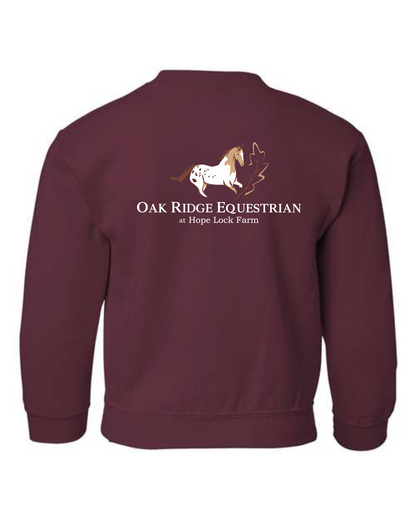 Oak Ridge Equestrian at Hope Lock Farm YOUTH Crewnecks