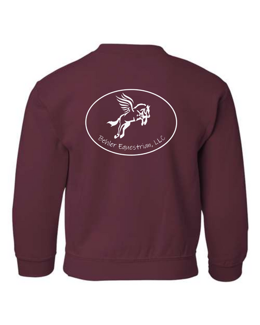 Behler Equestrian, LLC YOUTH Crewnecks