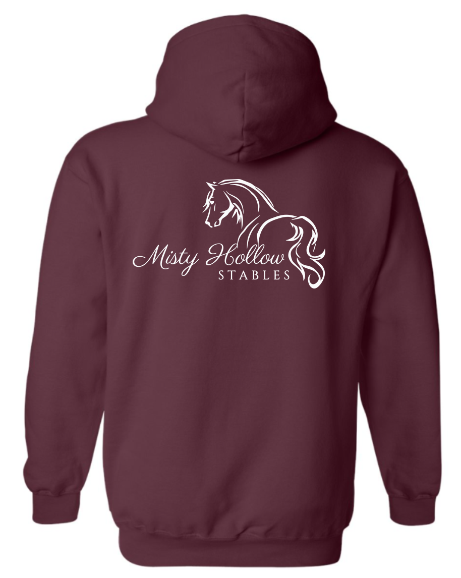 Misty Hollow Stables Embroidered Hoodie