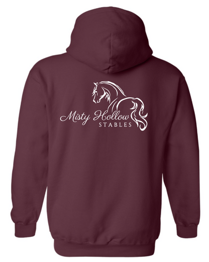 Misty Hollow Stables Embroidered Hoodie