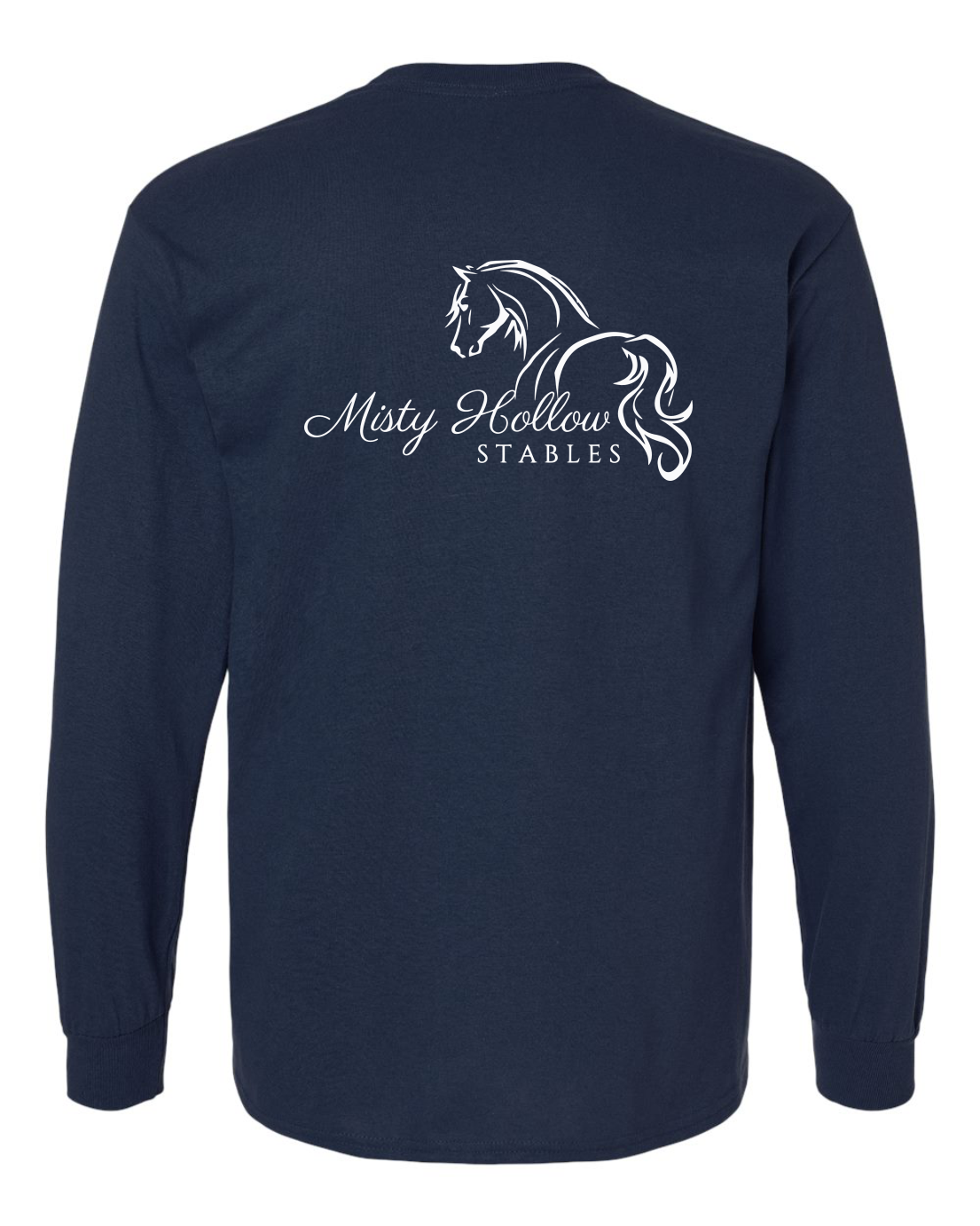 Misty Hollow Stables Unisex Printed Long Sleeve Tee