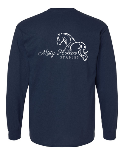 Misty Hollow Stables Unisex Printed Long Sleeve Tee
