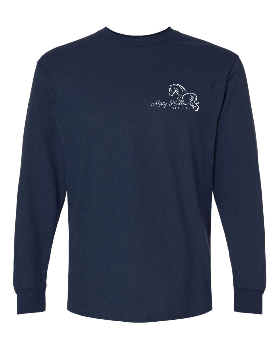 Misty Hollow Stables Unisex Printed Long Sleeve Tee