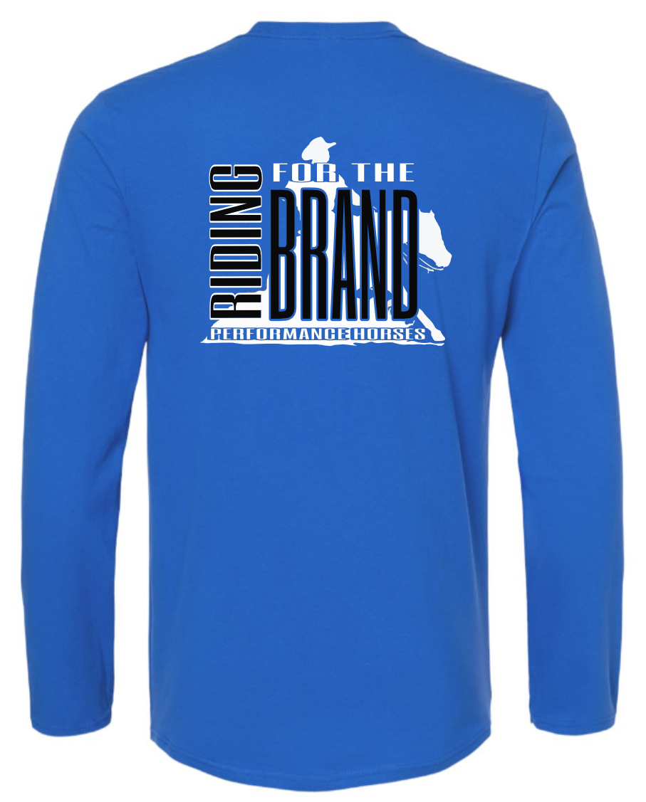 Riding for the Brand Unisex Printed Long Sleeve Tee