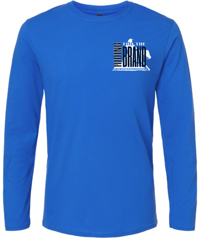 Riding for the Brand Unisex Printed Long Sleeve Tee