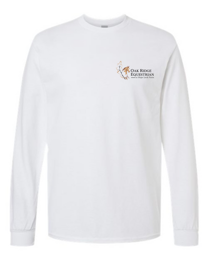 Oak Ridge Equestrian at Hope Lock Farm Unisex Printed Long Sleeve Tee