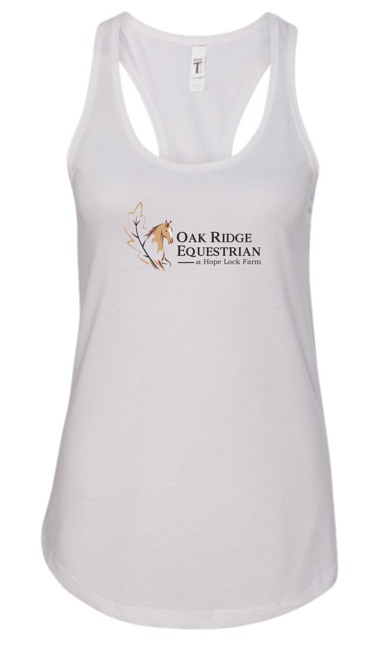 Oak Ridge Equestrian at Hope Lock Farm Ladies Racerback Tank