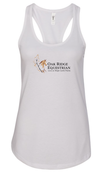 Oak Ridge Equestrian at Hope Lock Farm Ladies Racerback Tank