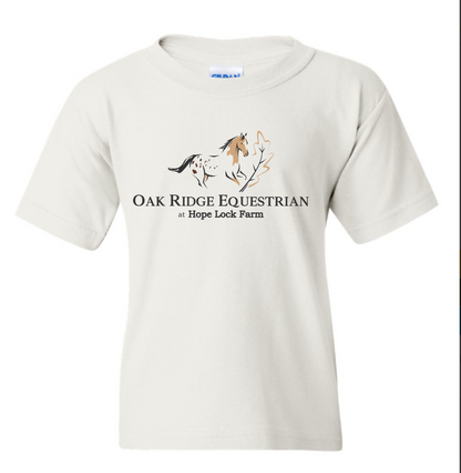 Oak Ridge Equestrian at Hope Lock Farm Printed YOUTH Tee
