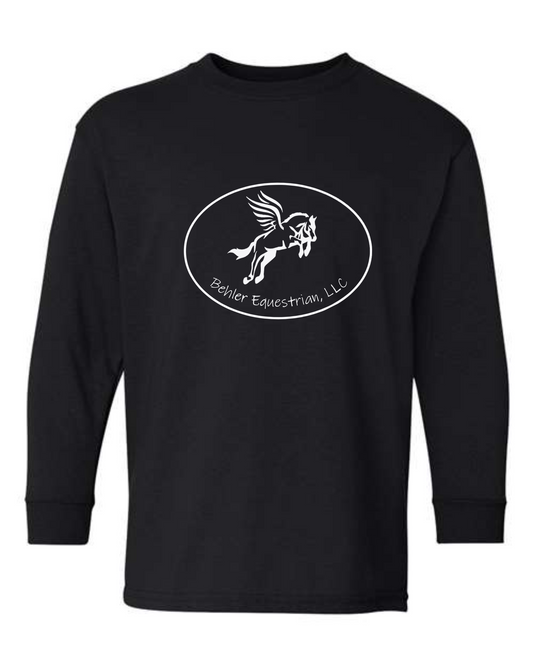 Behler Equestrian, LLC Unisex Long Sleeve YOUTH Printed Tee